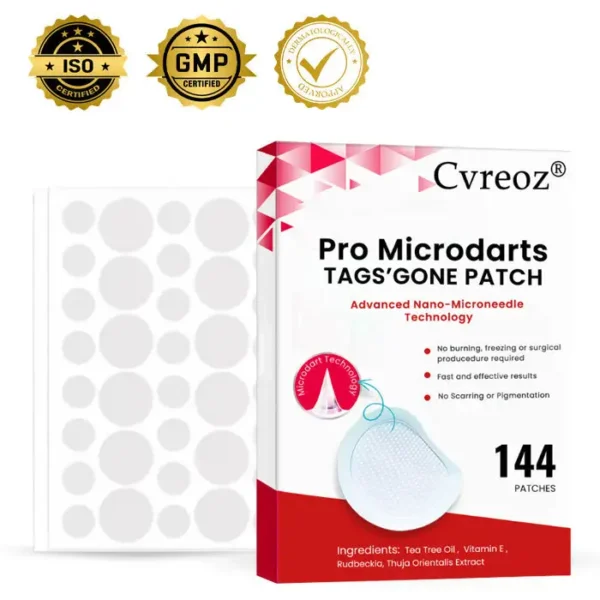 Cvreoz® Pro Microdarts Tags'gone Patch