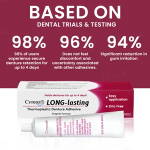 Cvreoz® Thermoplastic Denture Adhesive
