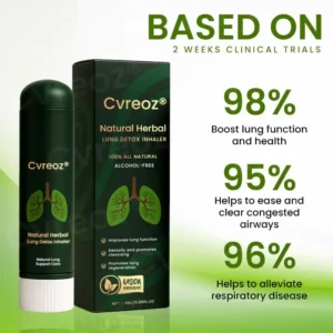 🌿 Official Store | Cvreoz® Natural Herbal Lung Detox Inhaler ✅ Breathe Free, Live Fully—25% Off Today!